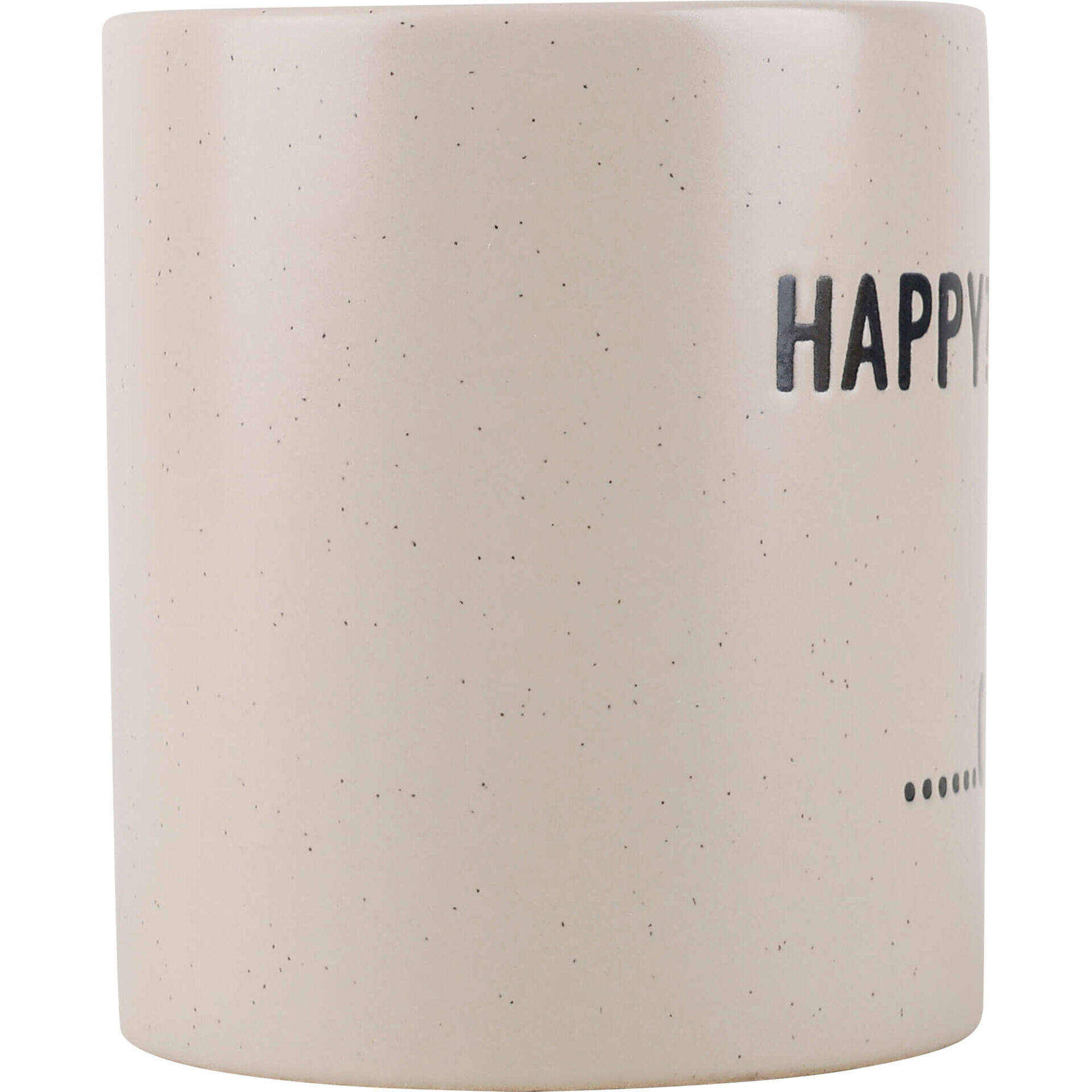Caneca 340ml Bege Happy Coffee