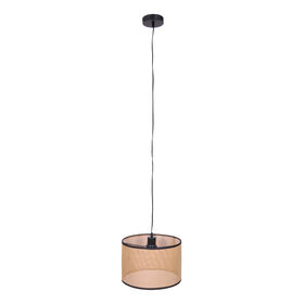 Candeeiro de Teto Palhinha Castanho Aquilino