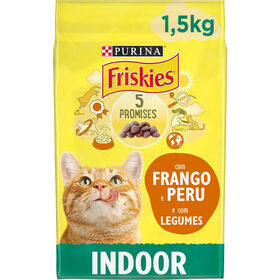Ração para Gato Adulto de Interior Frango, Peru e Legumes