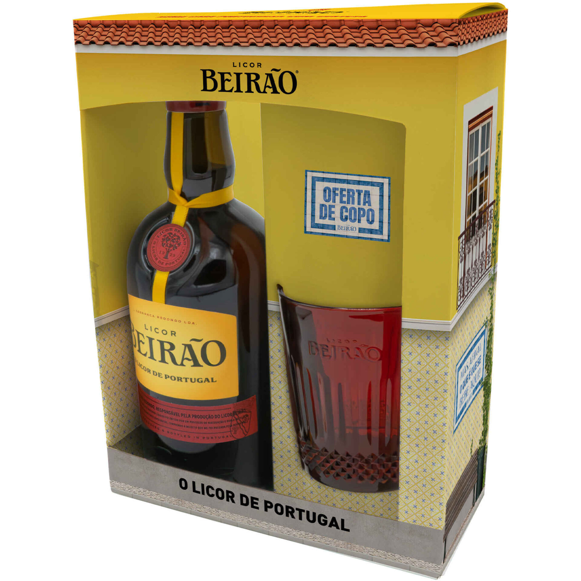 Licor Beirão com Copo Coleção Licor Beirão com Copo Coleção