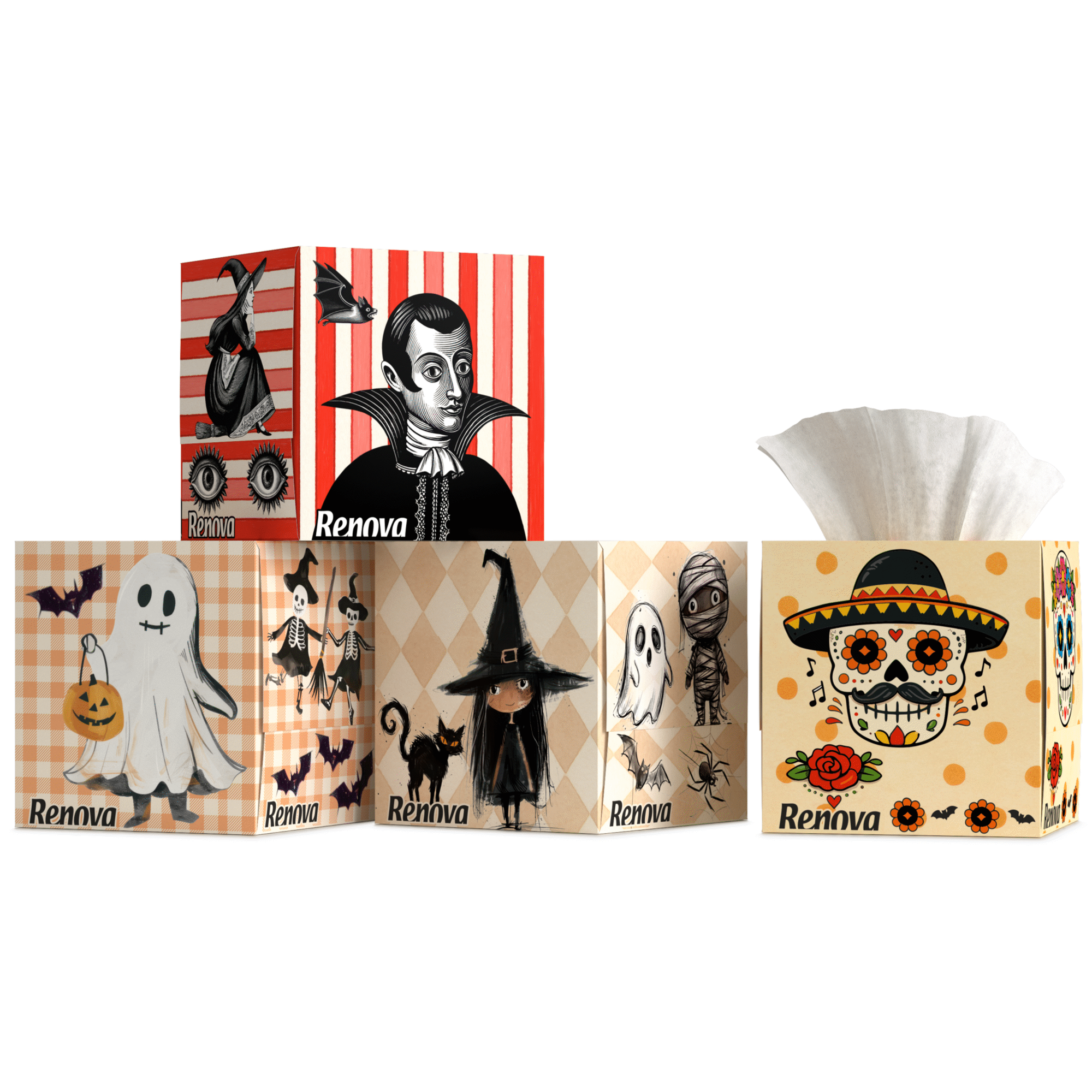 Len&ccedil;os Faciais Design Sazonais Renova