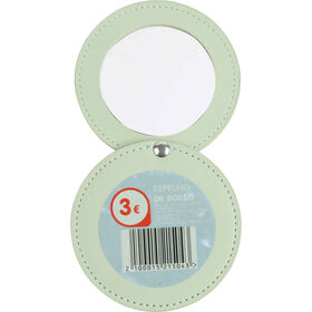 Espelho de Bolso Redondo Bazar&atilde;o