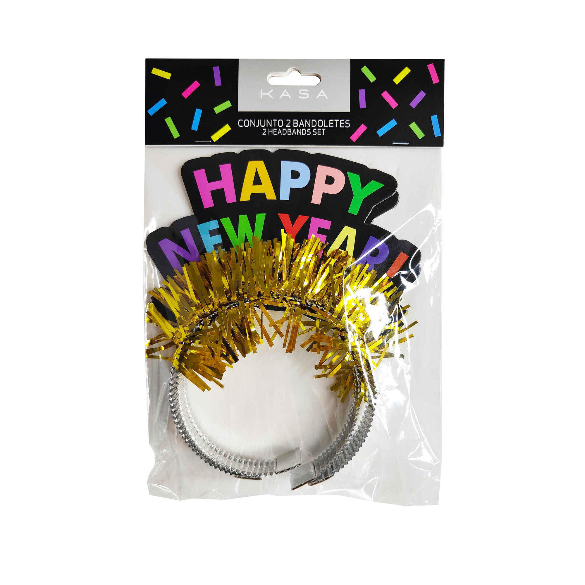 Conjunto 2 Bandoletes Happy New Year