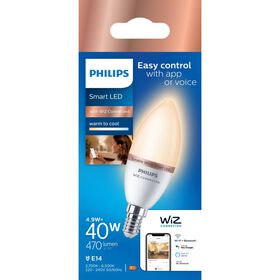 Lâmpada LED Chama Wi-Fi E14 2700-6500K 40W Lâmpada LED Chama Wi-Fi E14 2700-6500K 40W