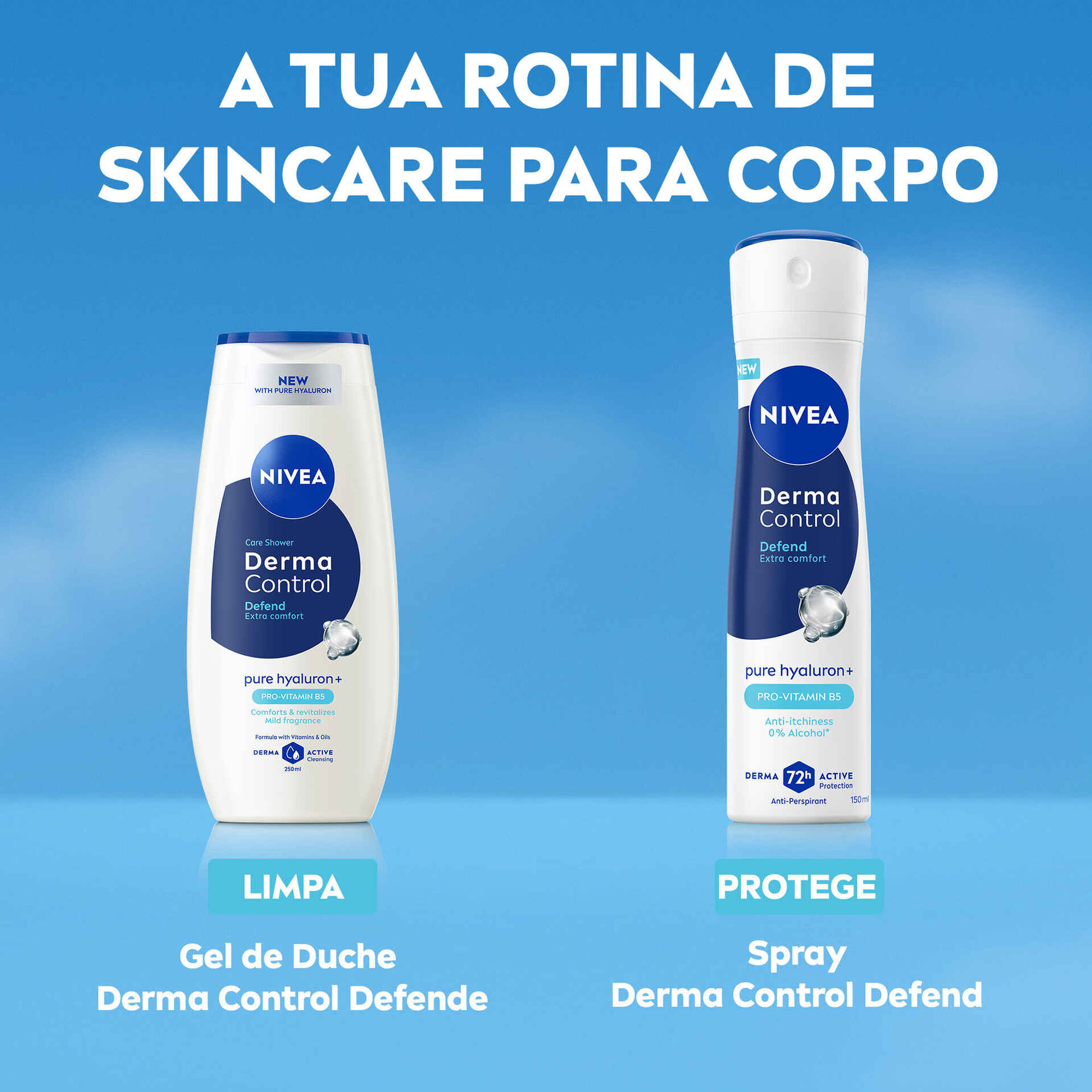 Gel de Banho Derma Control Defend