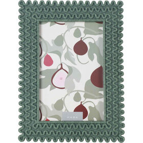 Moldura Ondulada 10x15cm Verde Kasa