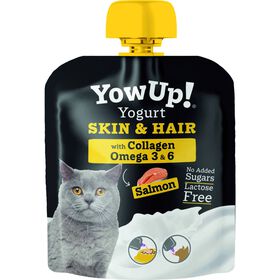 Iogurte para Gato Pele e Pelo Salm&atilde;o YowUP!