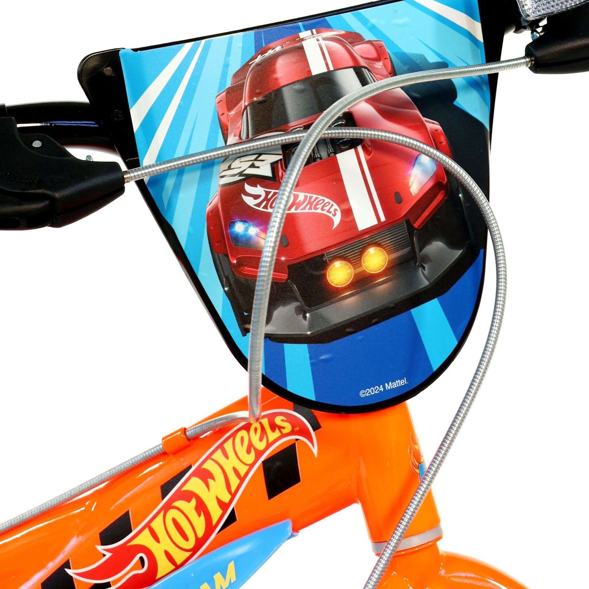 Bicicleta Criança com Garrafa 14'' 4-6 Anos Hot Wheels