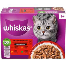 Comida H&uacute;mida para Gato Adulto Carne Whiskas