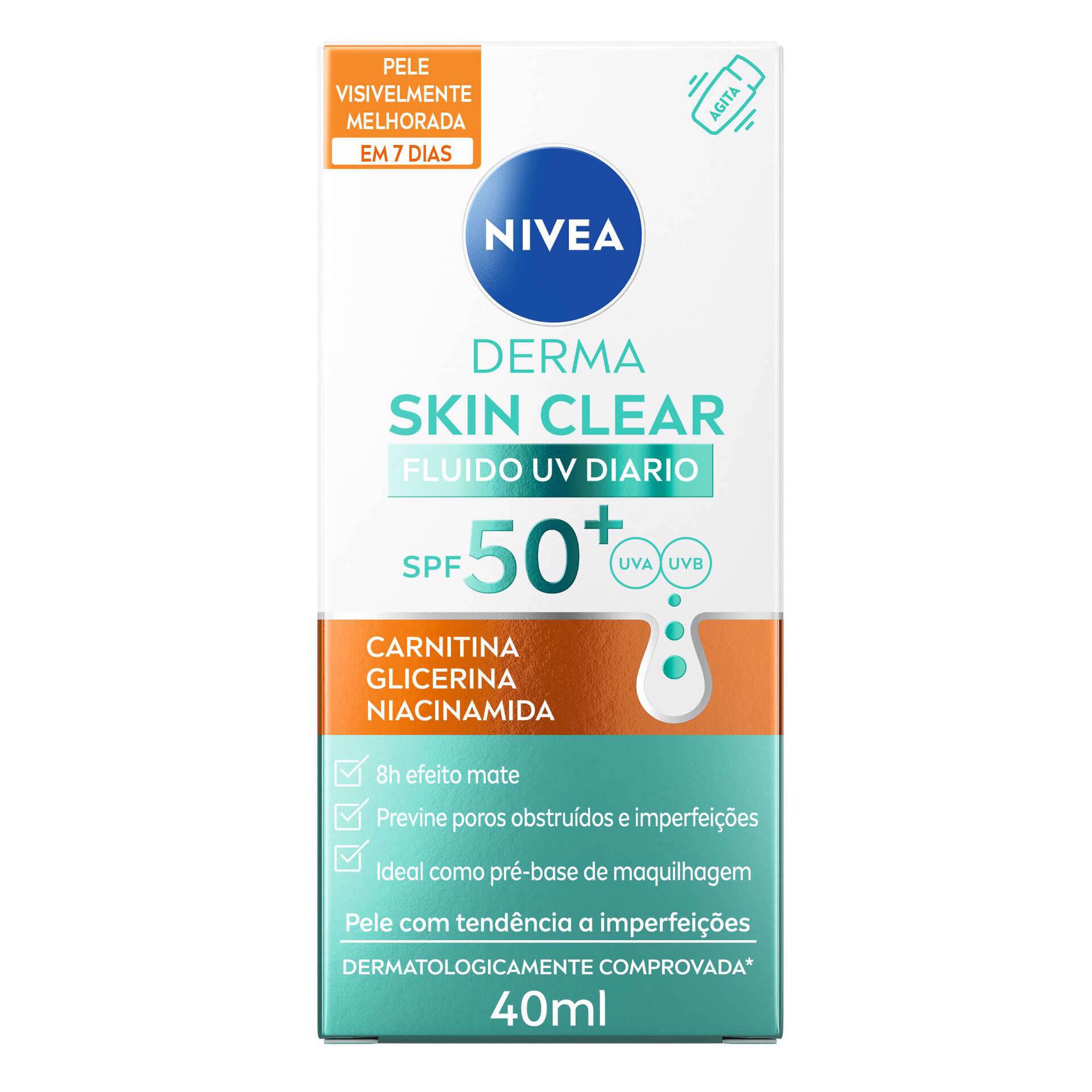 Creme de Rosto Derma Skin Clear FPS50+