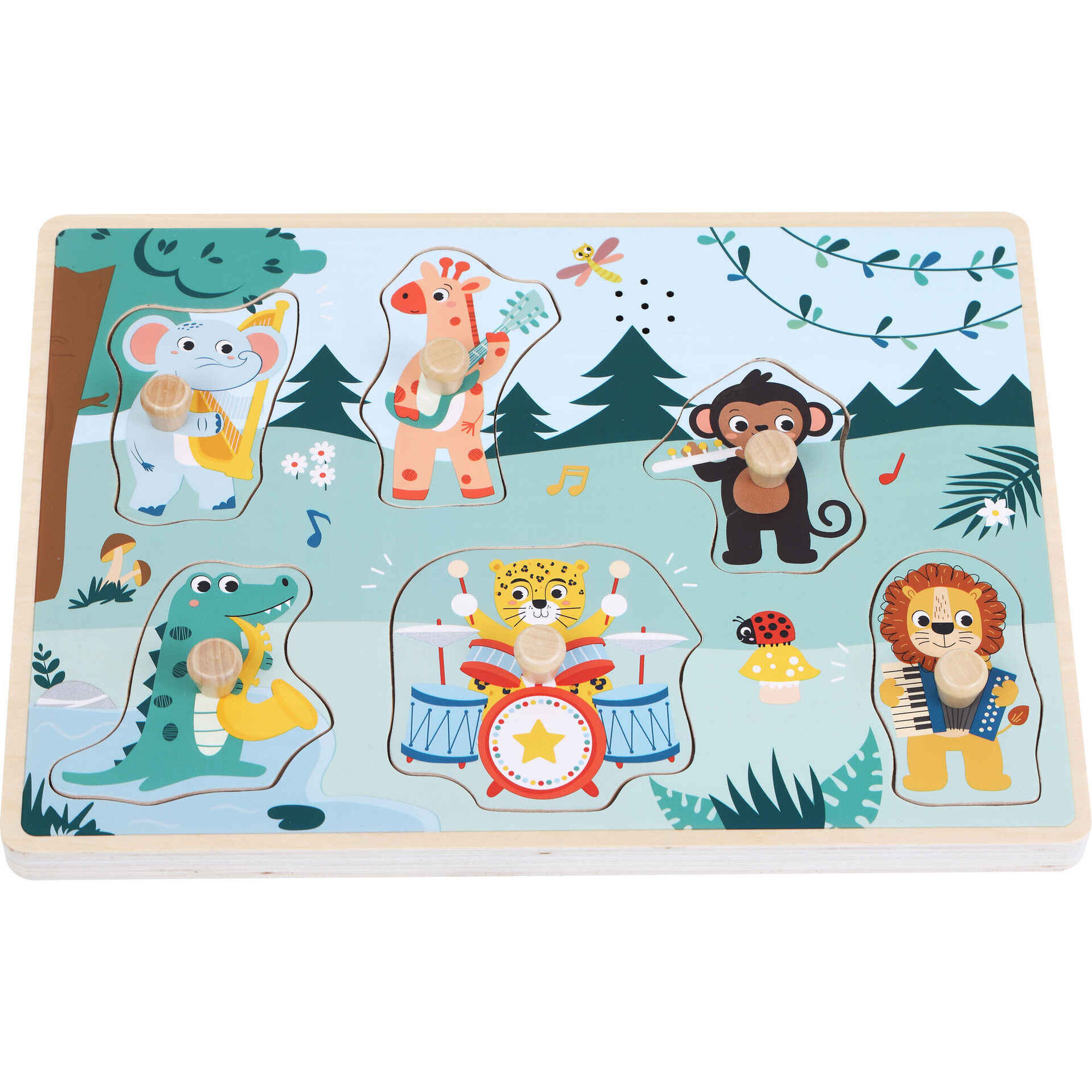 Puzzle Animais com Música