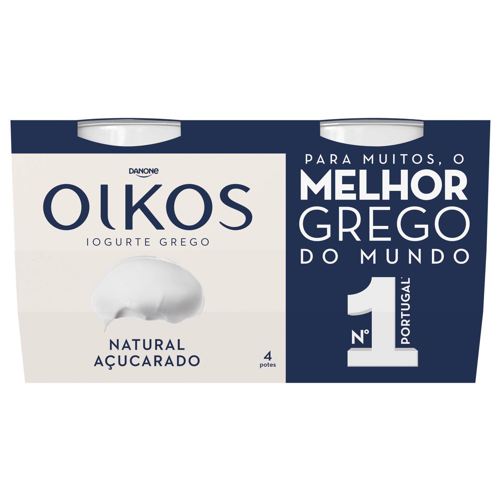 Iogurte Grego Natural Açúcarado