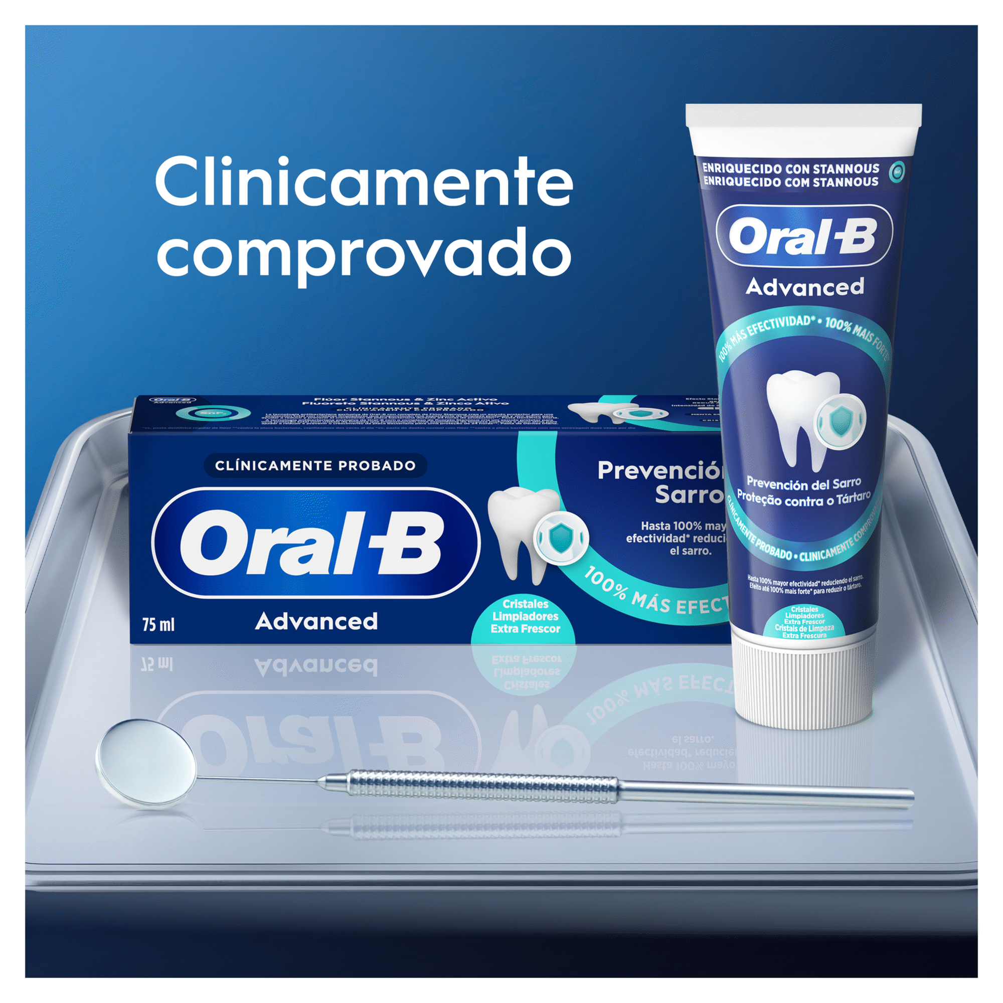 Pasta de Dentes Advanced Controlo T&aacute;rtaro