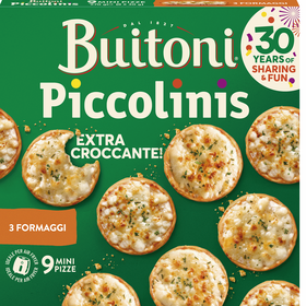 Mini Pizzas de Três Queijos Buitoni Piccolinis