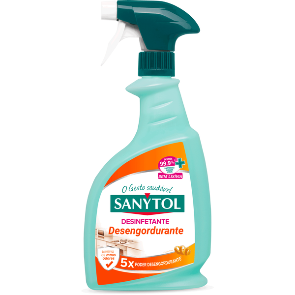 Spray Cozinha Desinfetante Desengordurante Sanytol