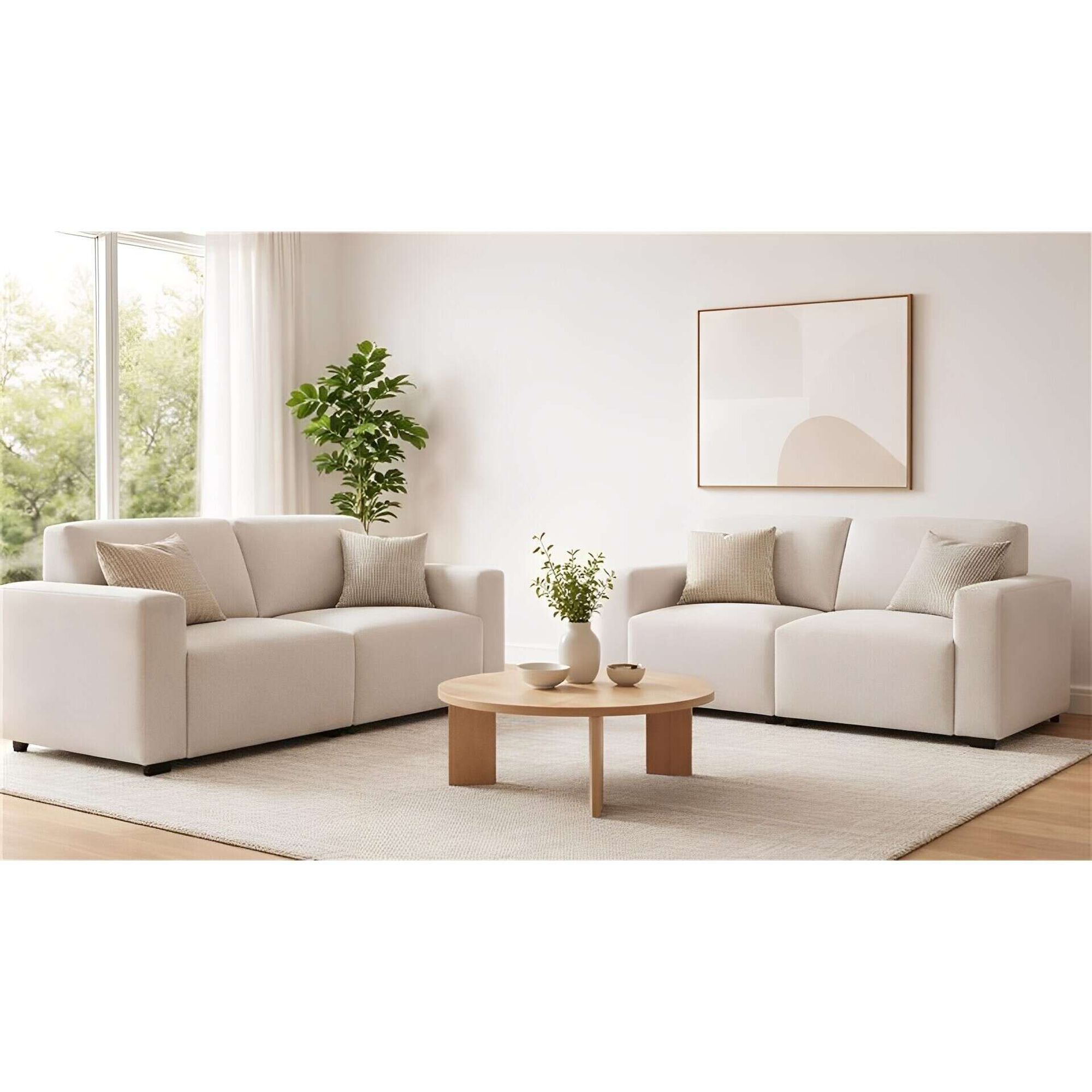 Sof&aacute; 3 Lugares Urban Cinza Kasa