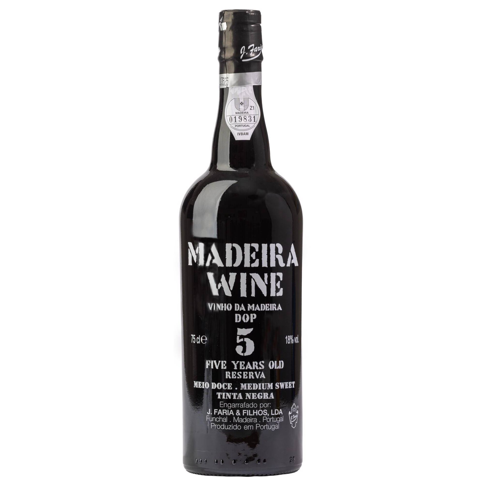 J. Faria & Filhos Vinho da Madeira 5 Anos J. Faria & Filhos Vinho da Madeira 5 Anos