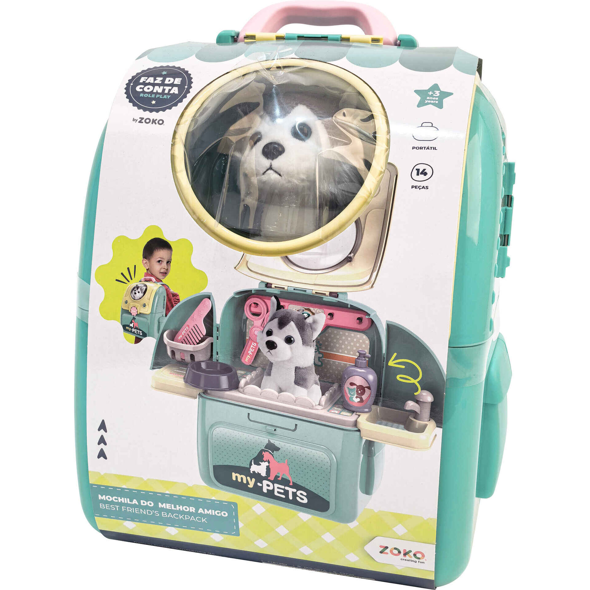 Zoko Faz de Conta - Mochila O Meu Melhor Amigo (v&aacute;rios modelos)
