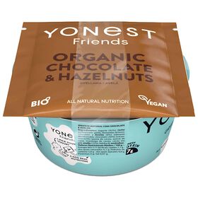 Iogurte Grego Natural com Saqueta Chocolate e Avel&atilde;s Desidratadas Yonest