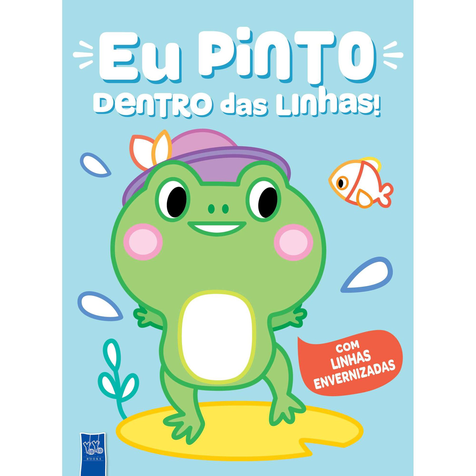 Eu Pinto Dentro das Linhas: Sapo - Azul