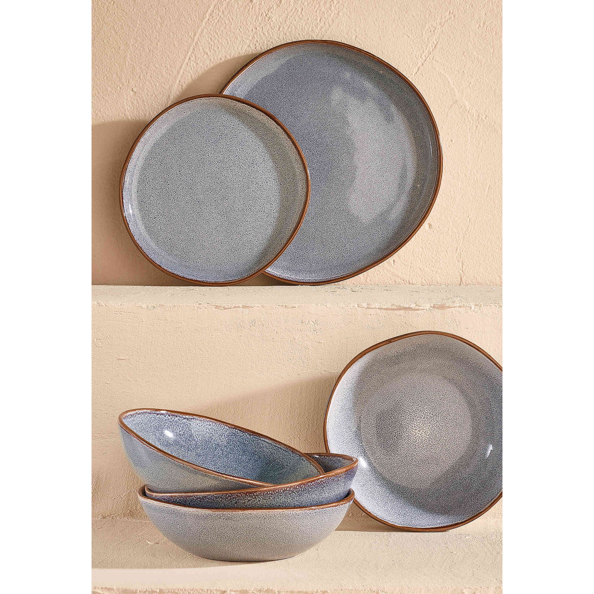 Prato Sopa 18cm Cinza Belmonte