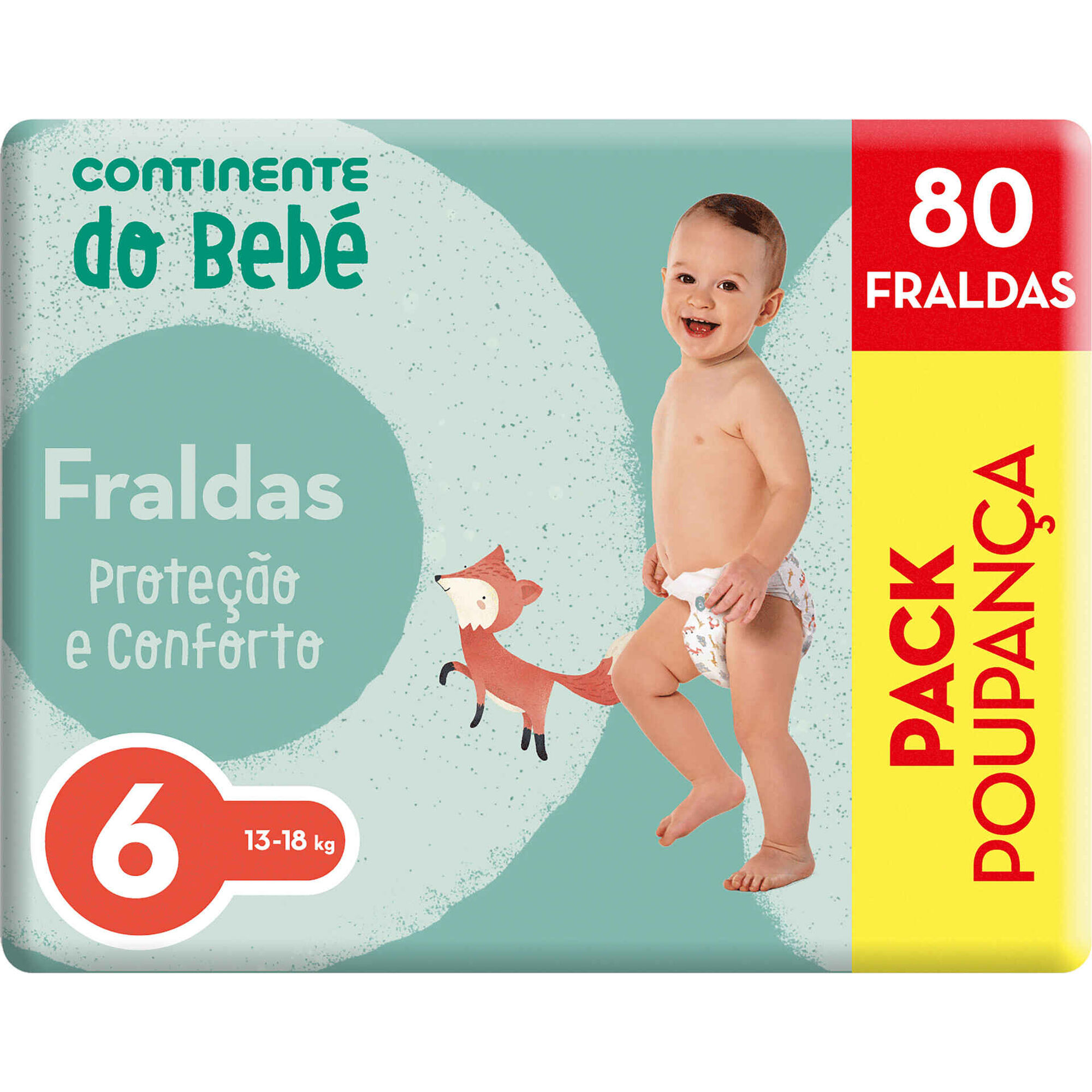 Fraldas Proteção e Conforto 13-18kg T6