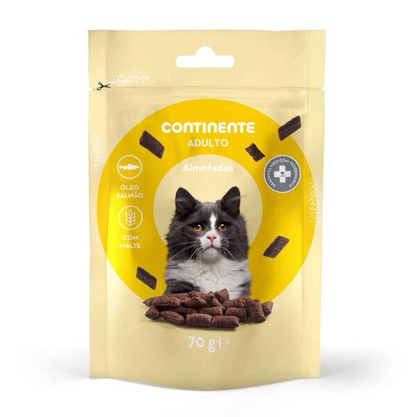 Snack para Gato Almofadas Malte 70 gr Continente