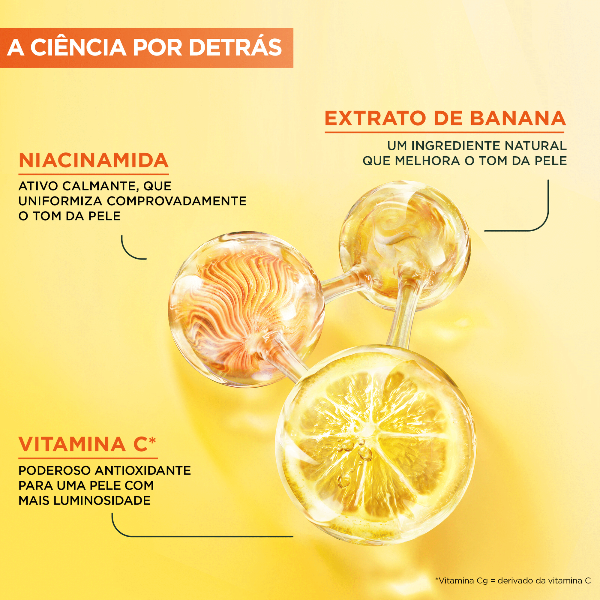 Creme Contorno de Olhos Vitamina C Garnier Skin Active