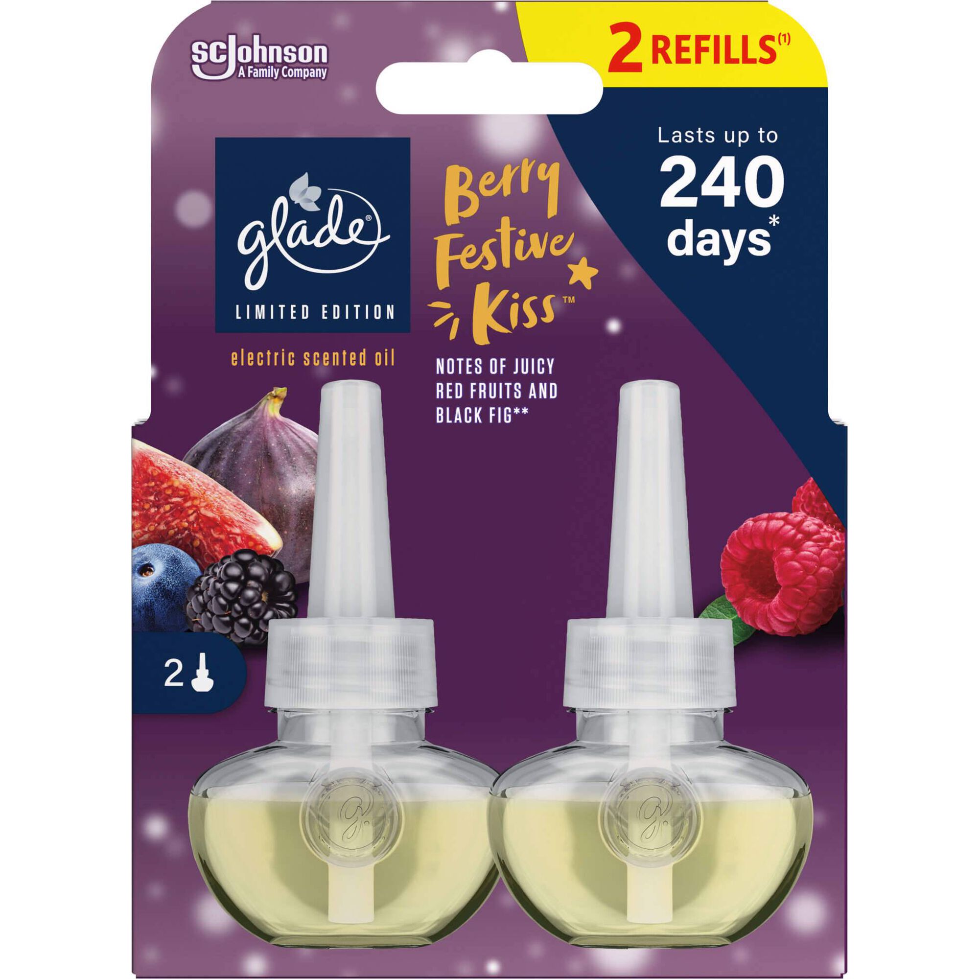 Ambientador Recarga Elétrico Berry Festive Kiss