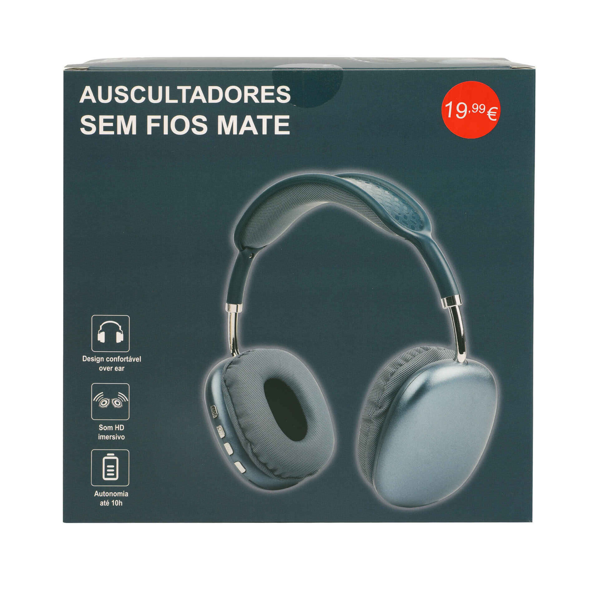 Auscultadores sem Fios Mate (v&aacute;rias cores) Bazar&atilde;o