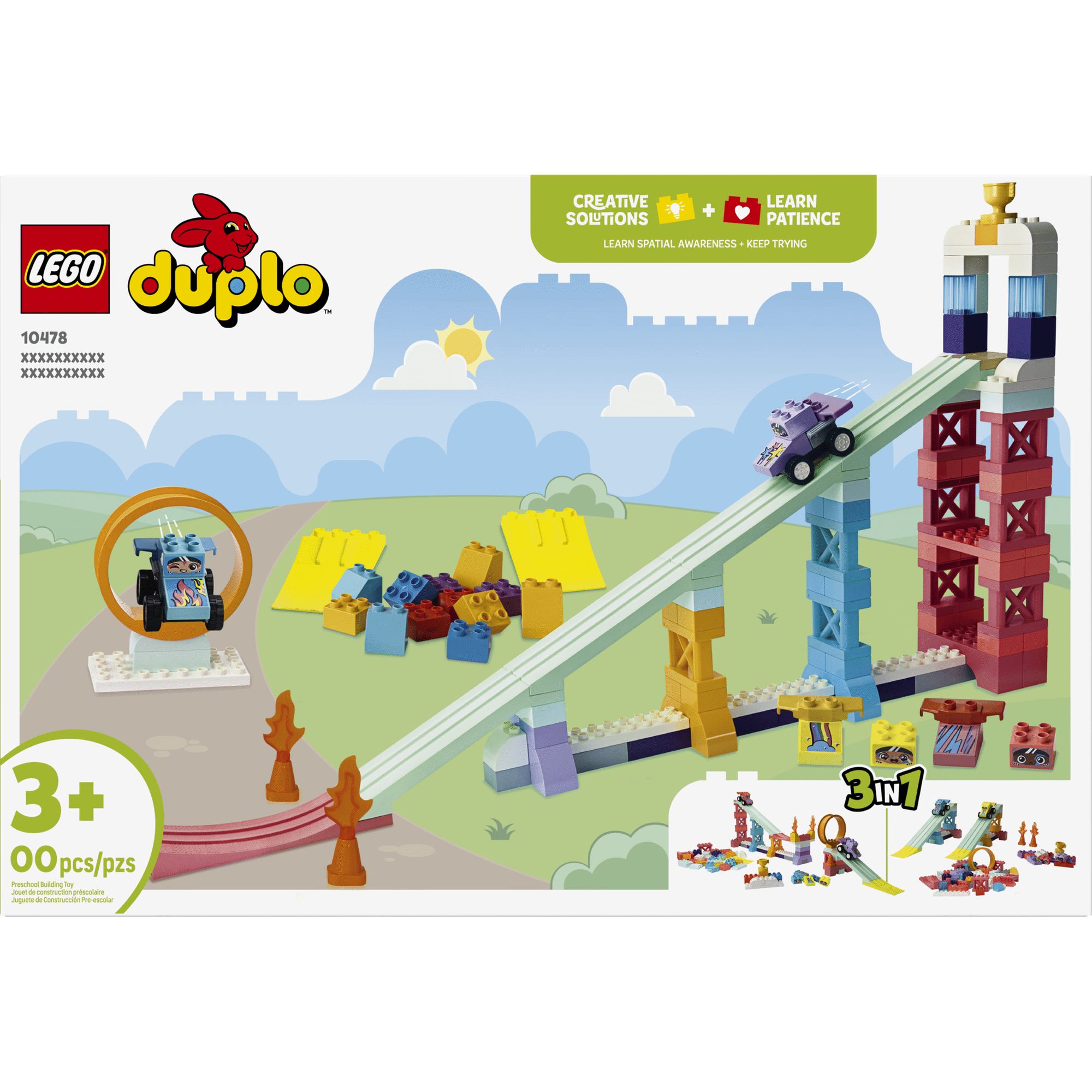 LEGO Duplo - Rampas Criativas com Ve&iacute;culos 3 em 1 - 10478