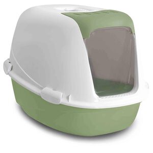 Caixa de Areia para Gato Curvy Verde MP Bergamo