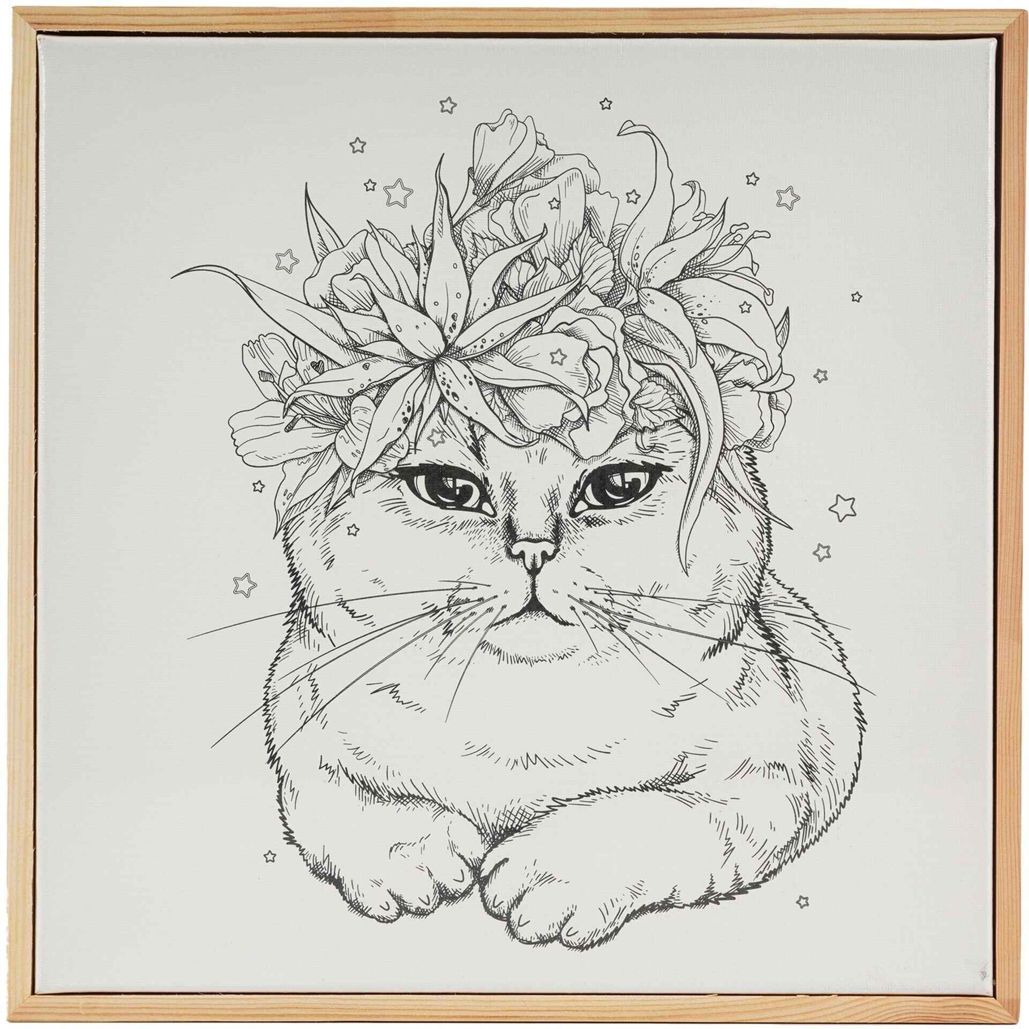 Tela com Moldura para Pintar