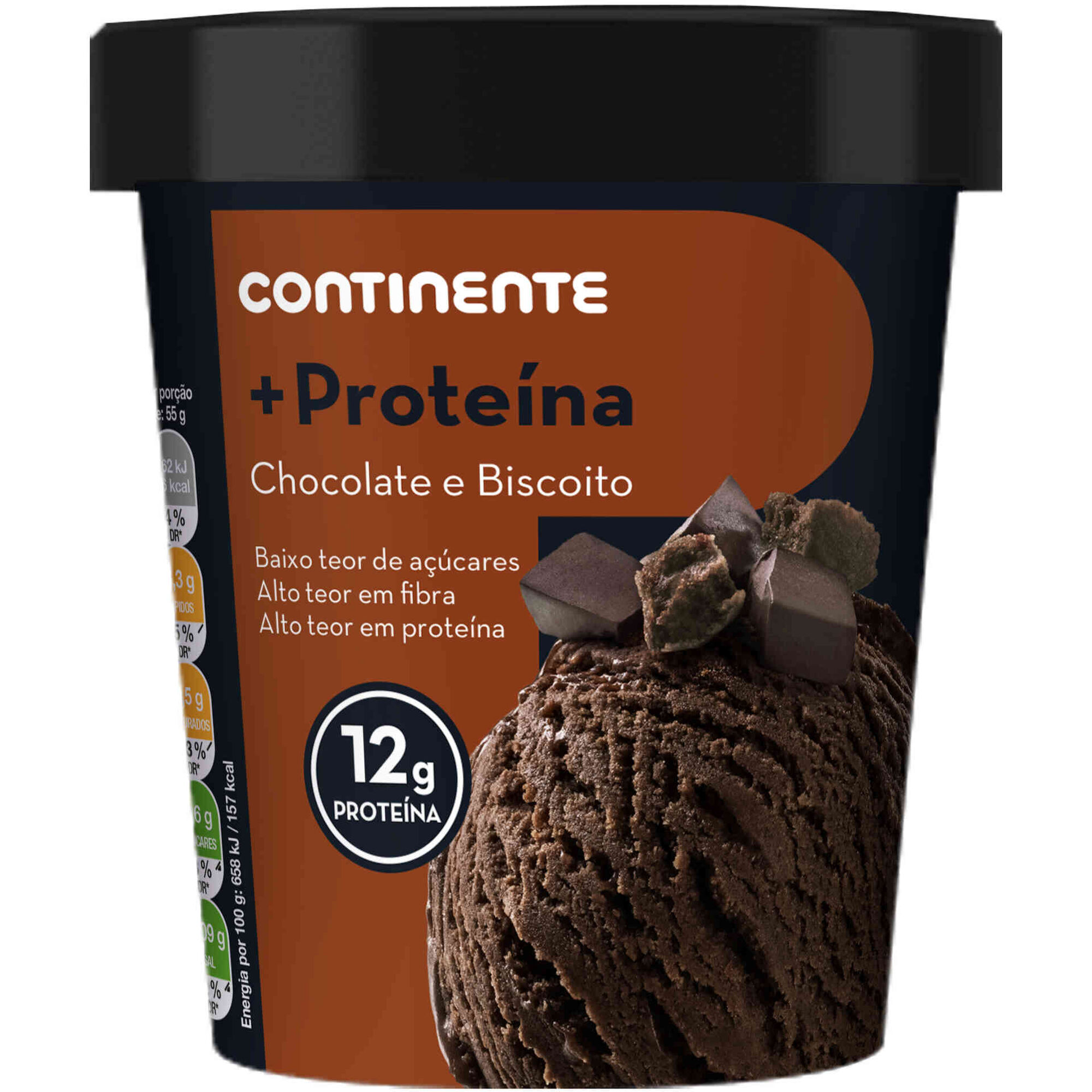 Gelado Proteína Biscoito