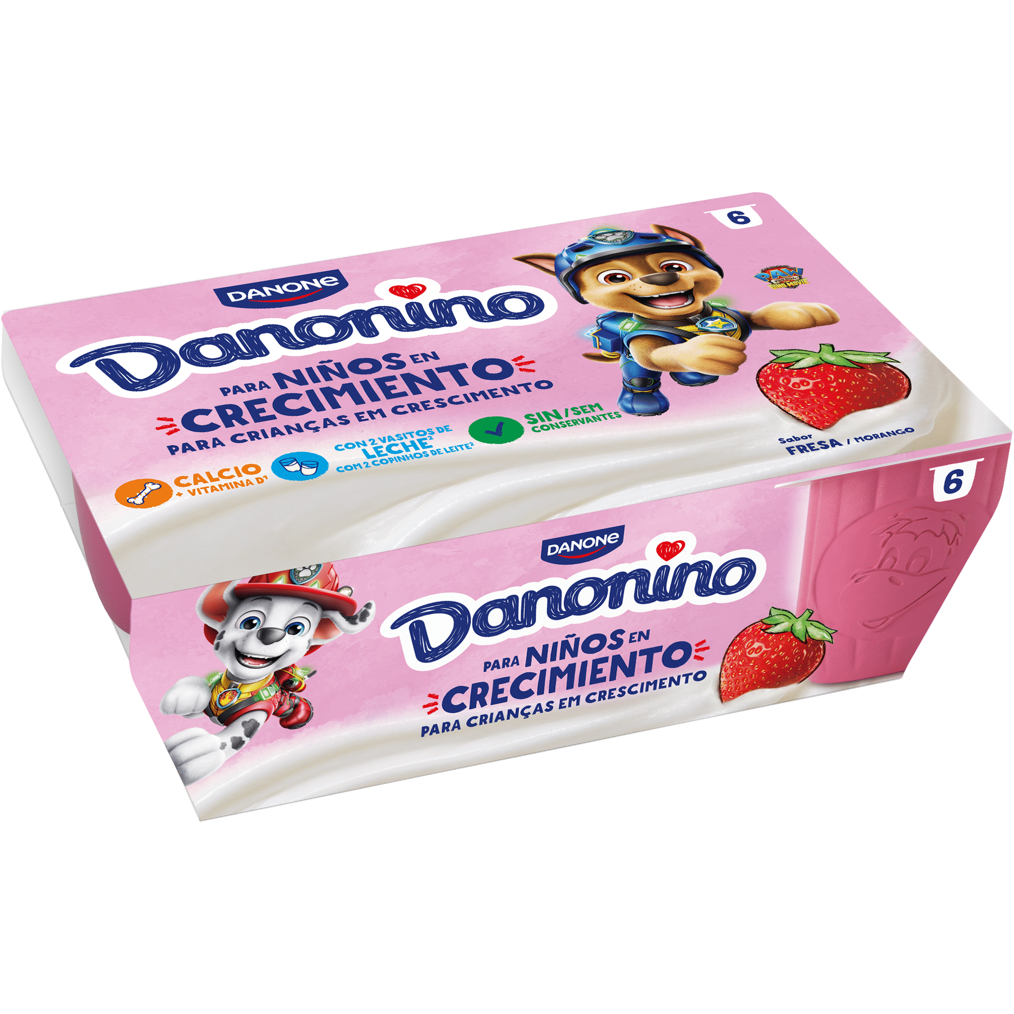 Queijinho Polpa Morango Infantil Danonino Danone