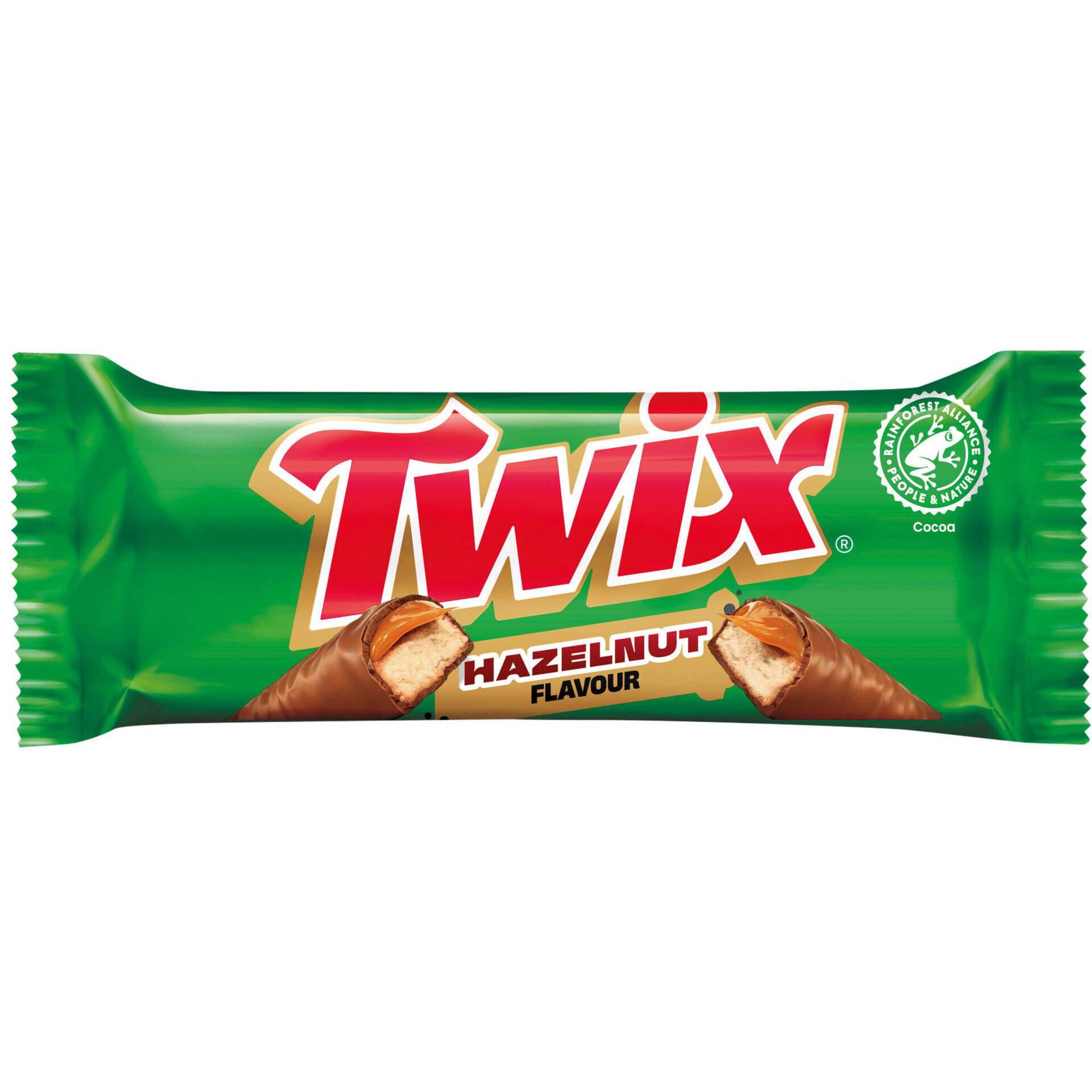 Snack de Chocolate com Biscoito, Caramelo e Avel&atilde; Twix
