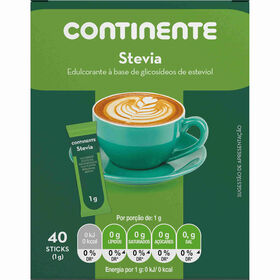 Adoçante Stevia 40 Sticks