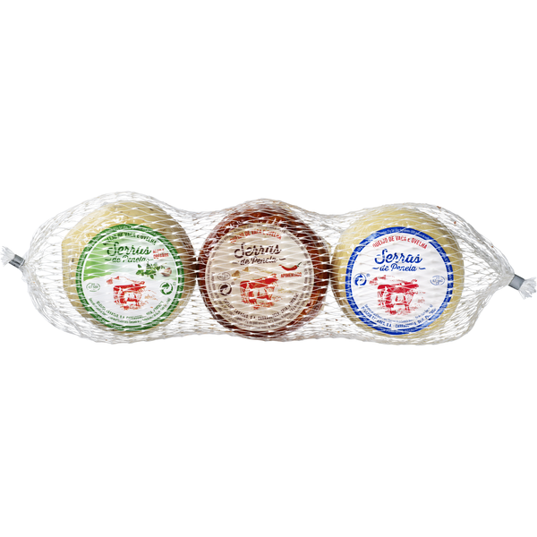 Conjunto de Queijo de Vaca e Ovelha 3 Sabores Serras de Penela
