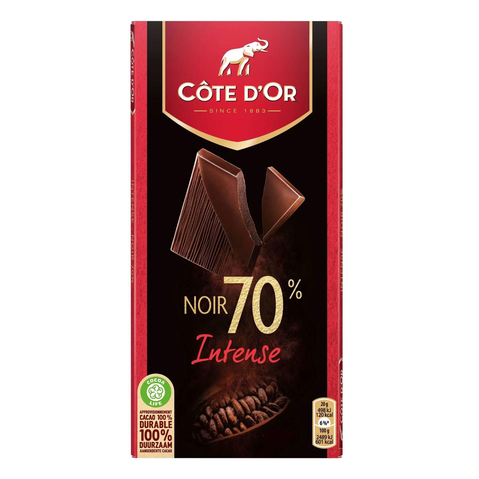 Tablete de Chocolate Negro 70% Cacau