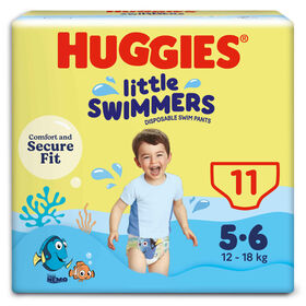 Fraldas Cueca Banho Little Swimmers 12-18kg T5-6 Huggies