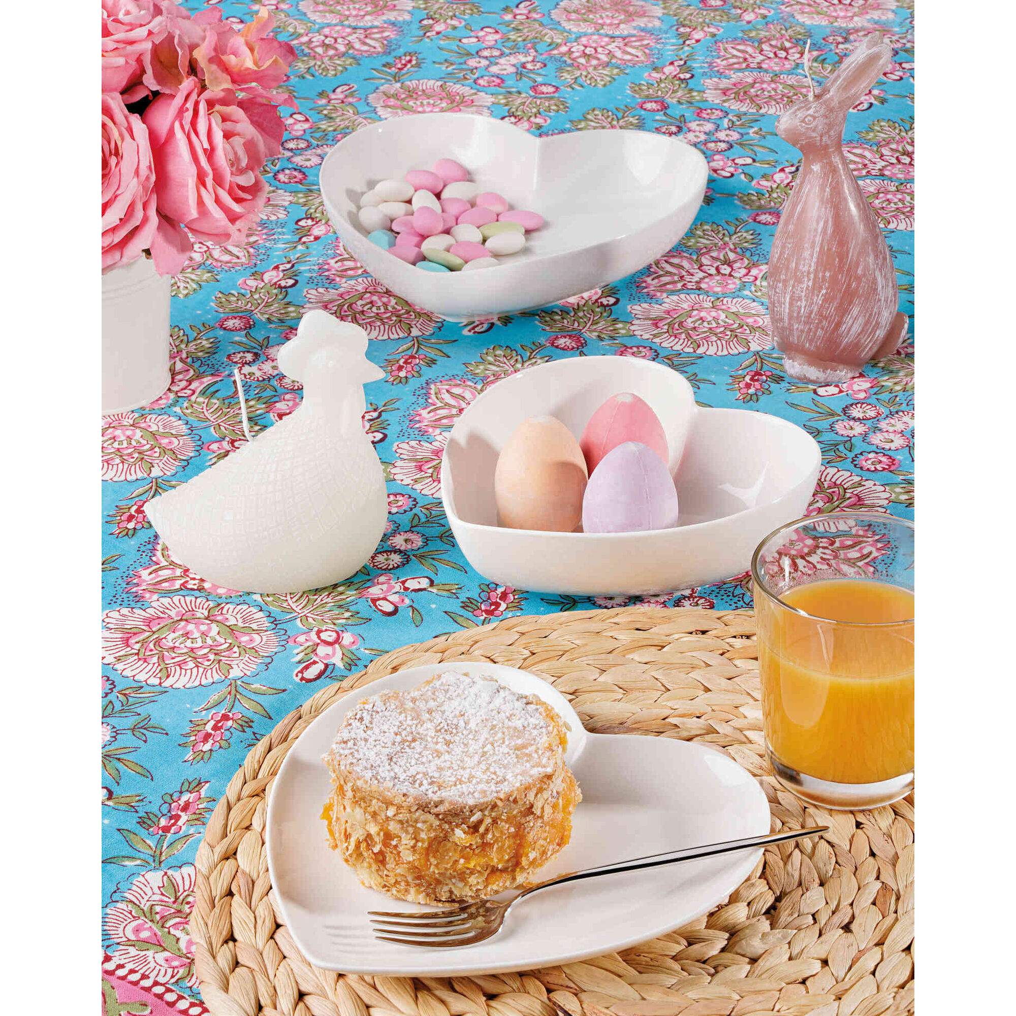 Taça Coração Branca Heart