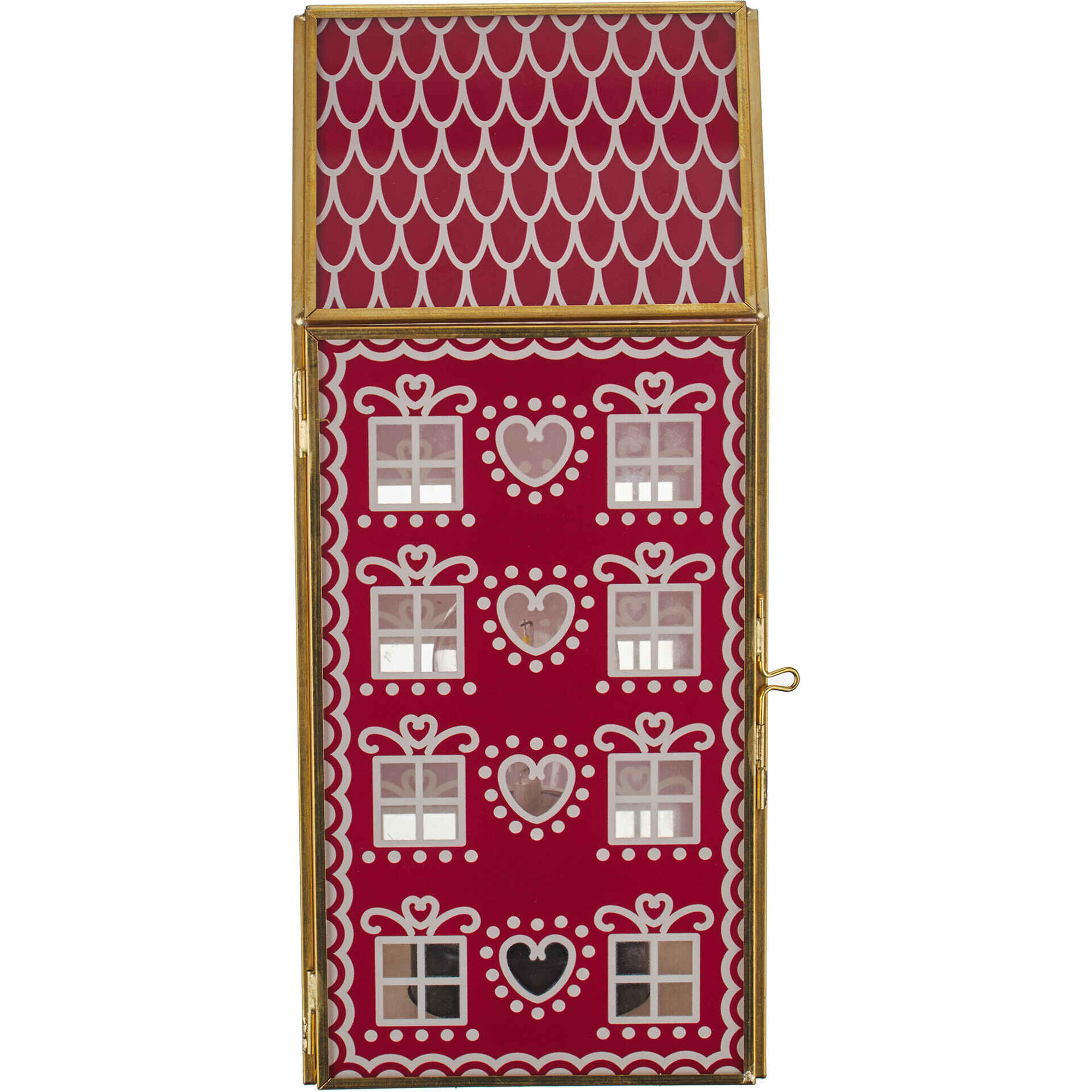 Casa Vidro 22cm com Luz