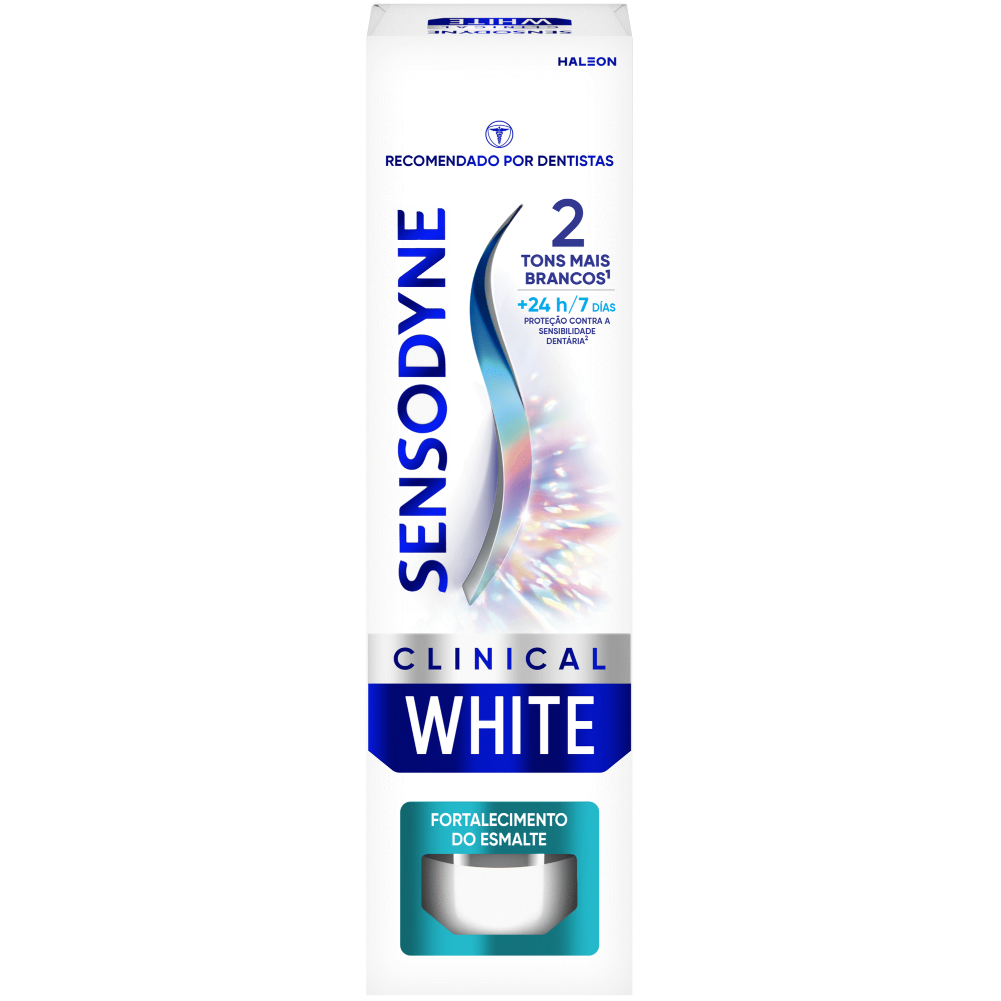 Pasta de Dentes Clinical White Fortalecimento do Esmalte Sensodyne