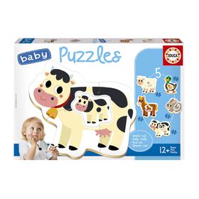 Puzzles Bebé Educativos 2 a 4 Peças (vários modelos)