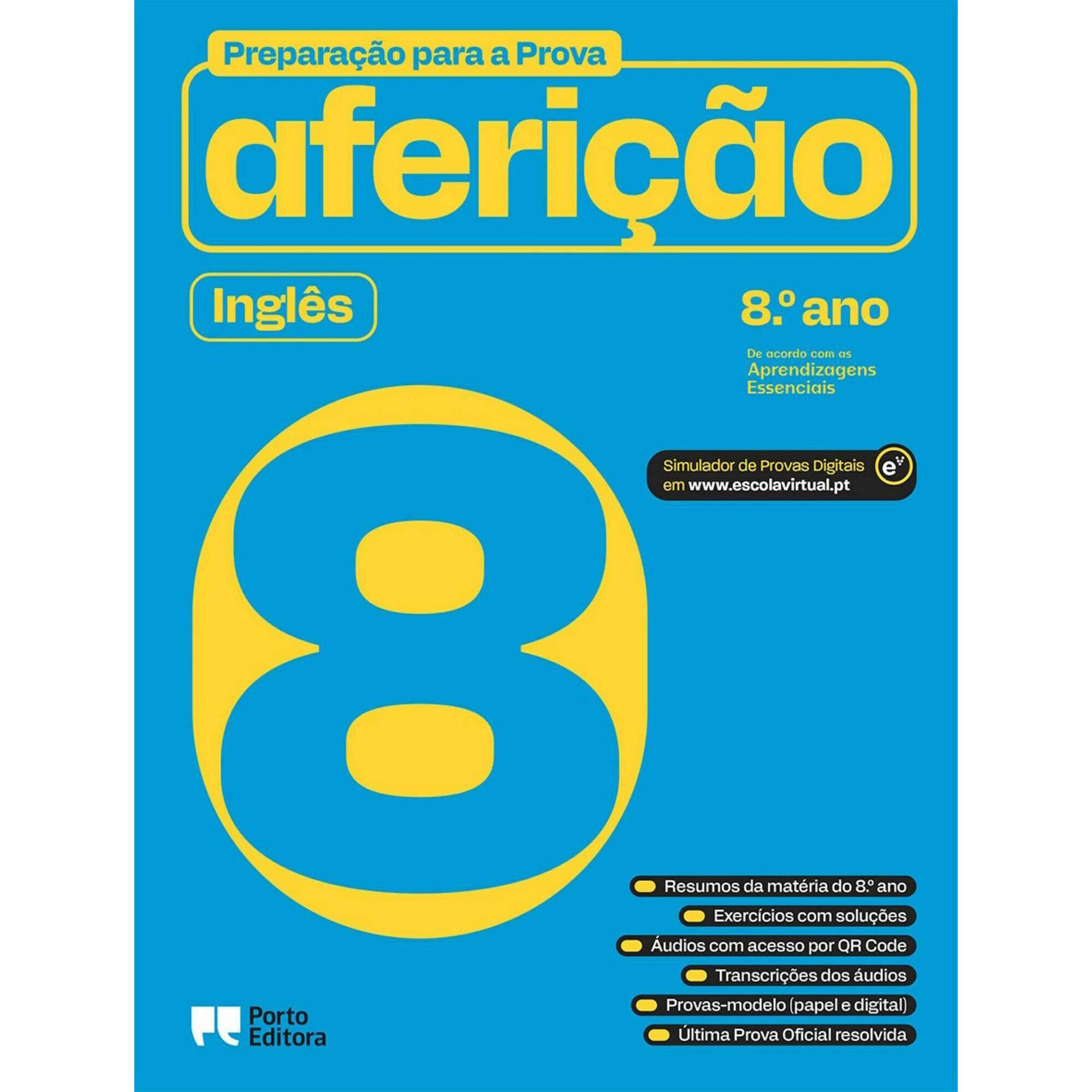 Preparação para a Prova de Aferição - Inglês - 8.º Ano