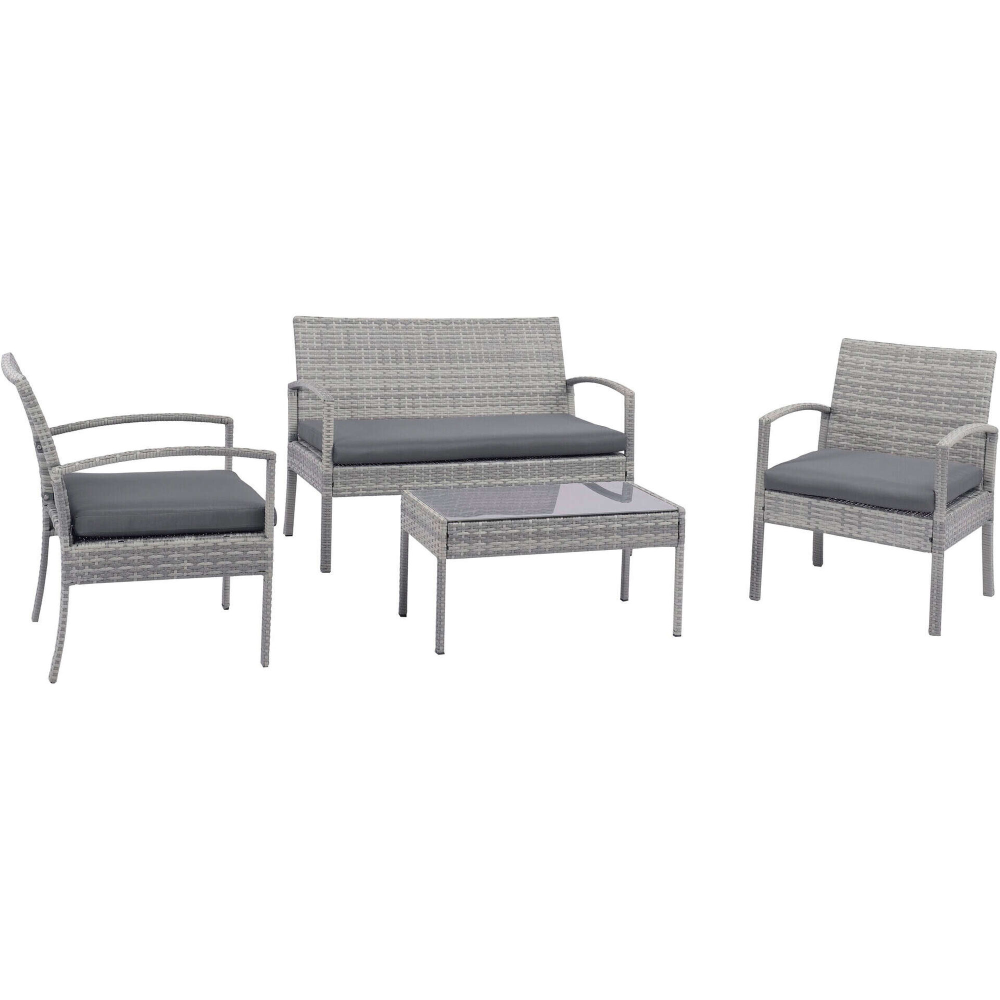 Conjunto de Estar Wicker S&atilde;o Francisco Kasa