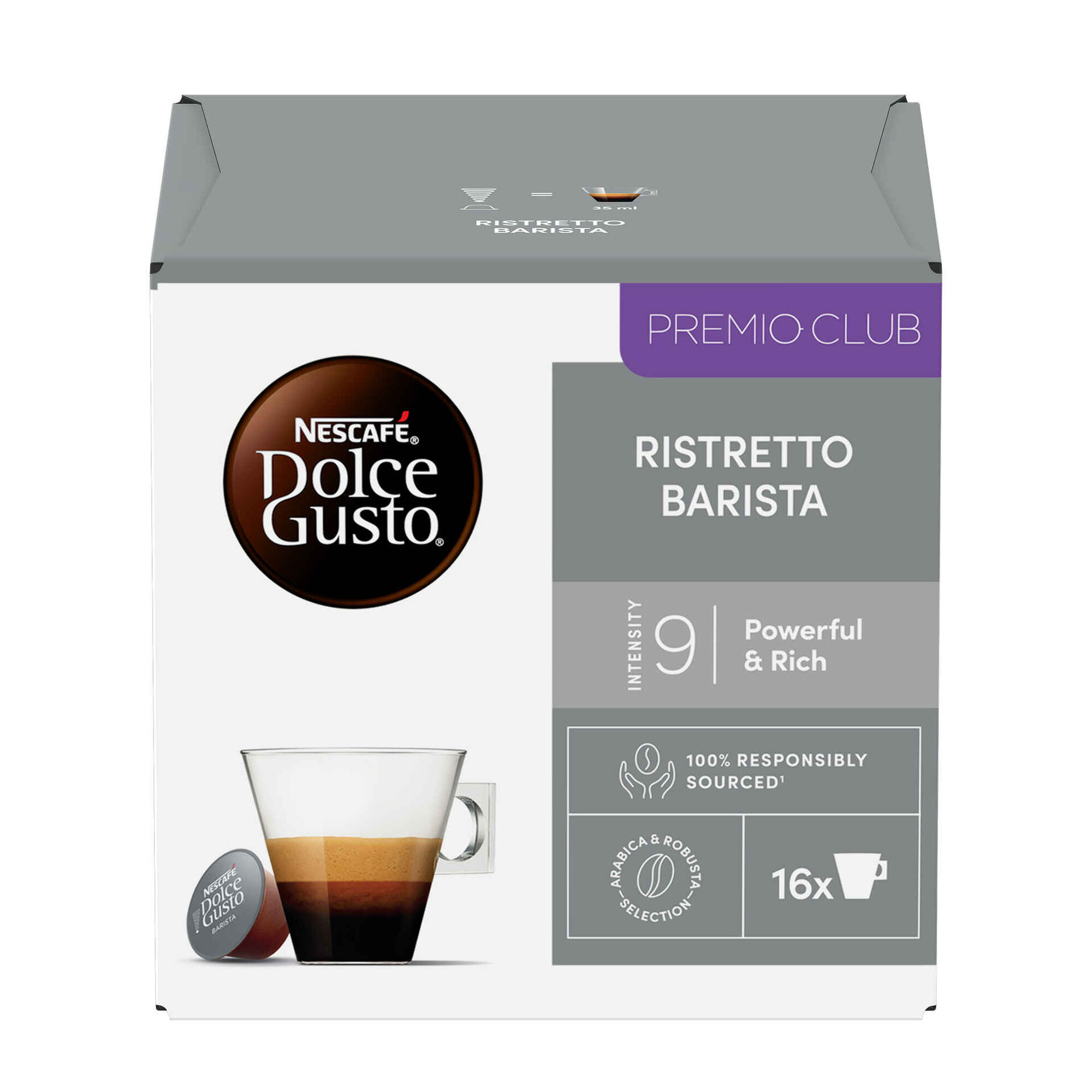 Cápsulas de Café Ristretto Barista Int 9