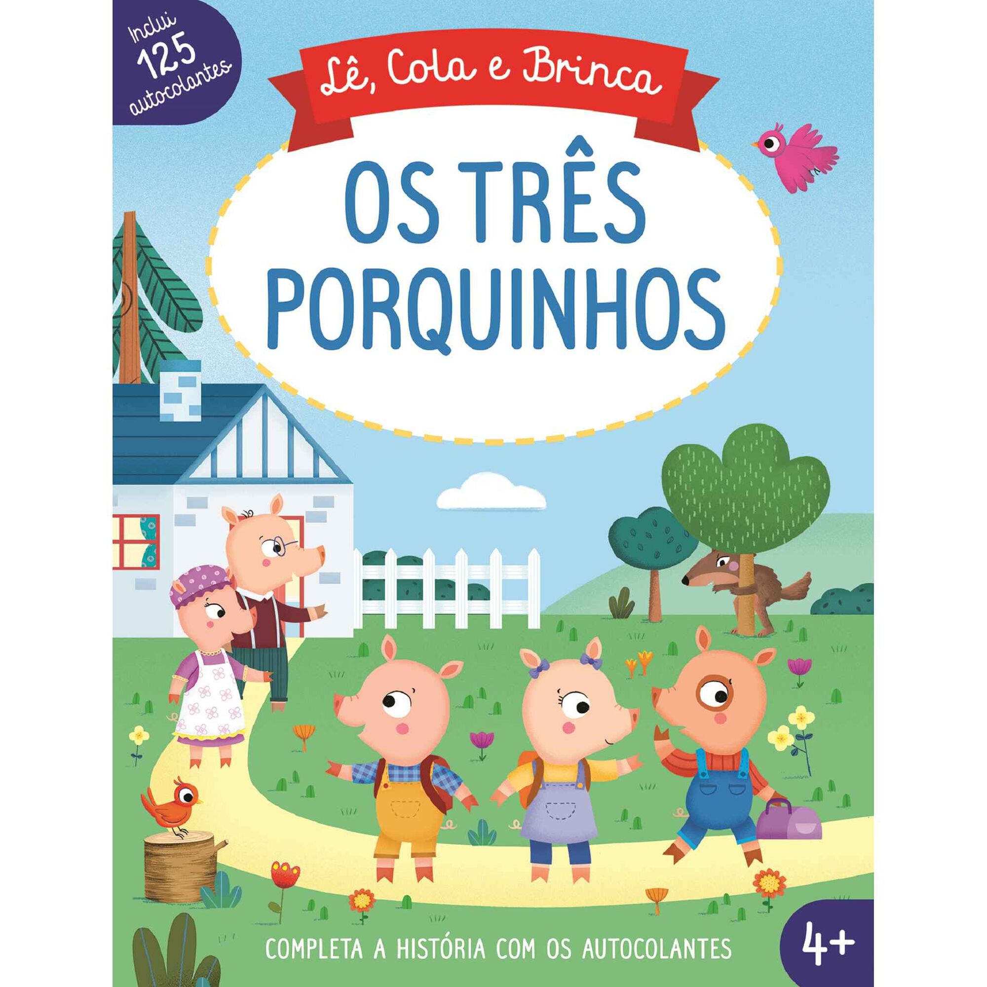 Lê, Cola e Brinca - Os Três Porquinhos