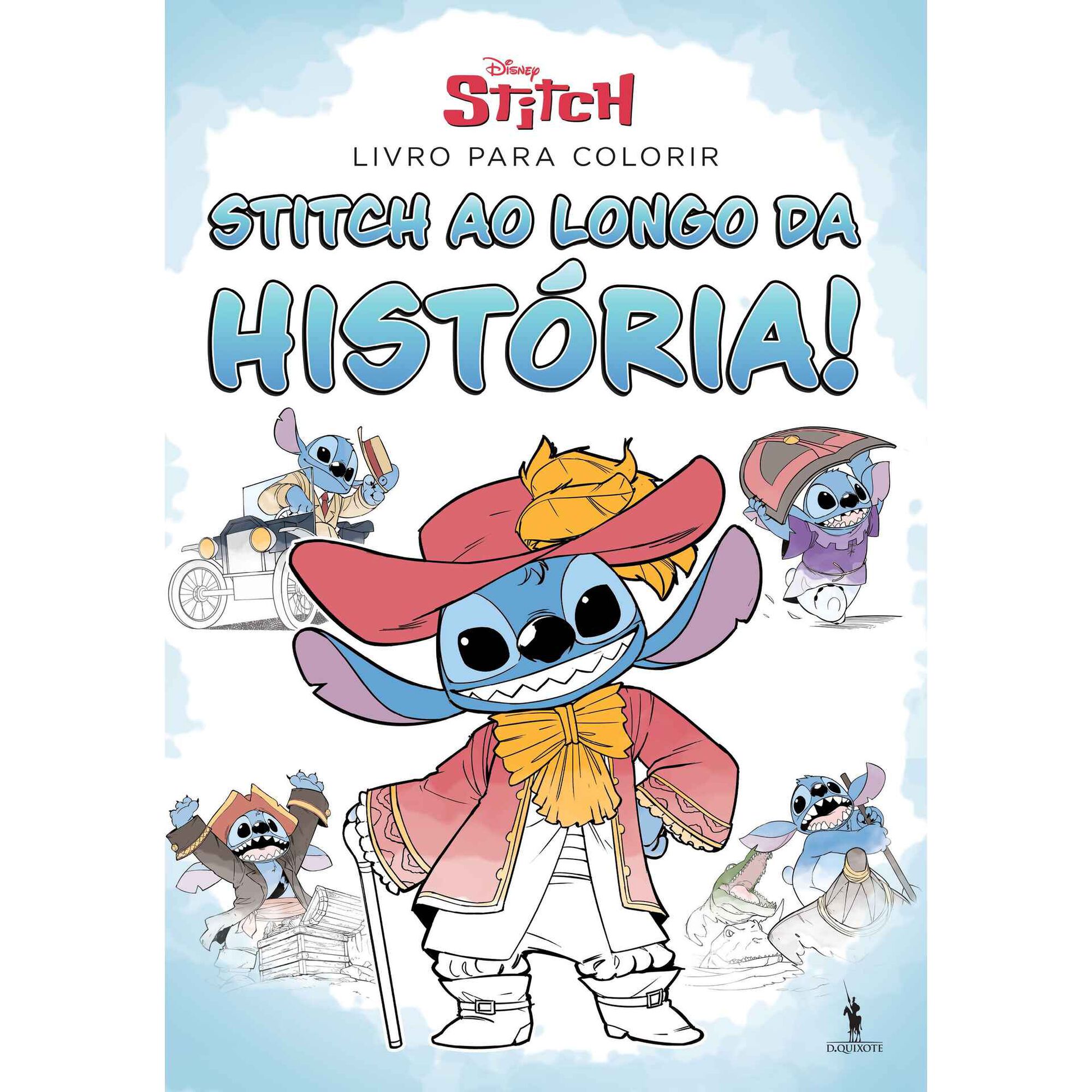 Stitch ao Longo da Hist&oacute;ria! (Livro de Colorir)