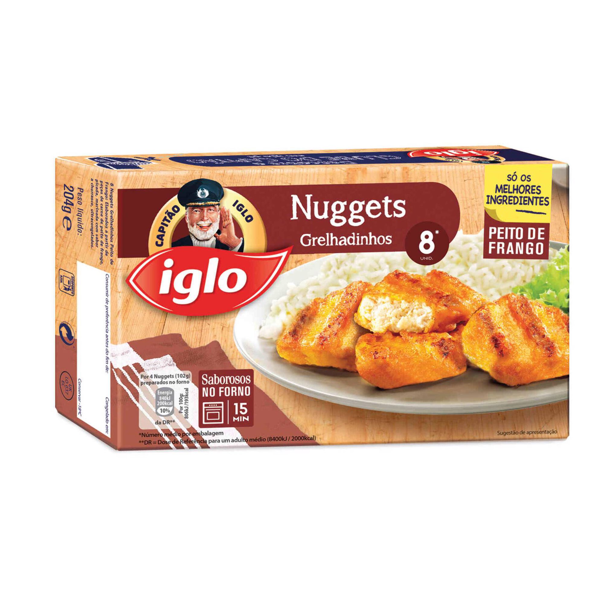 Nuggets de Frango Grelhadinhos